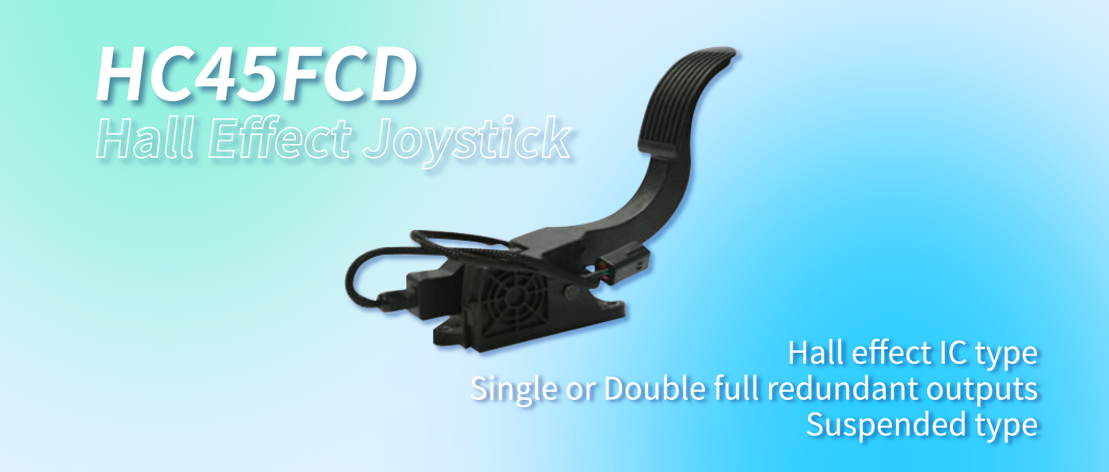 New Product Release: HC45FCD Hall-Type Pedal